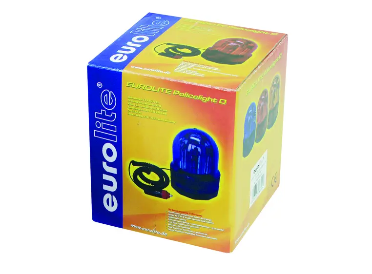 EUROLITE Police beacon COL-1221, blue, 12V/21W 